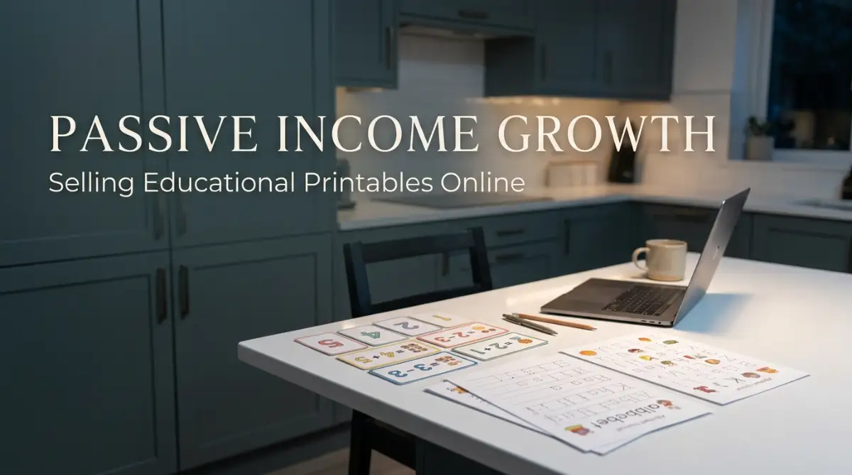 How to Make Daily Passive Income Selling Educational Printables